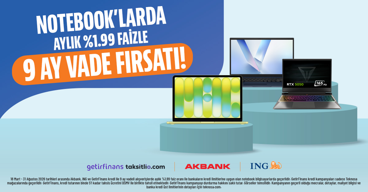 Notebook Kredi Kampanyası