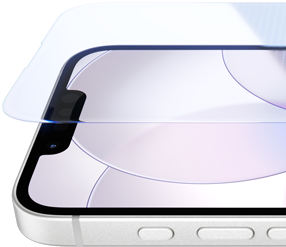 iPhone 17e, Ceramic Shield 2 ile &ouml;nden dış g&ouml;r&uuml;n&uuml;m, yandan dış g&ouml;r&uuml;n&uuml;m, beyaz renk, d&uuml;ğmeler: Eylem, ses