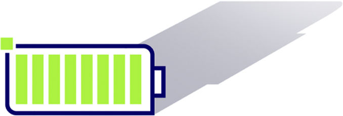 Tek bir şarjla üretin, oynayın, bitirin.