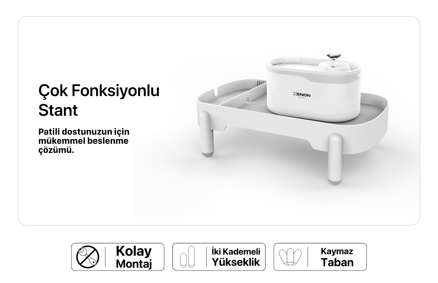 Xenon Smart Mama Kabı Standı Kaymaz Tabanlı Çok Fonksiyonlu