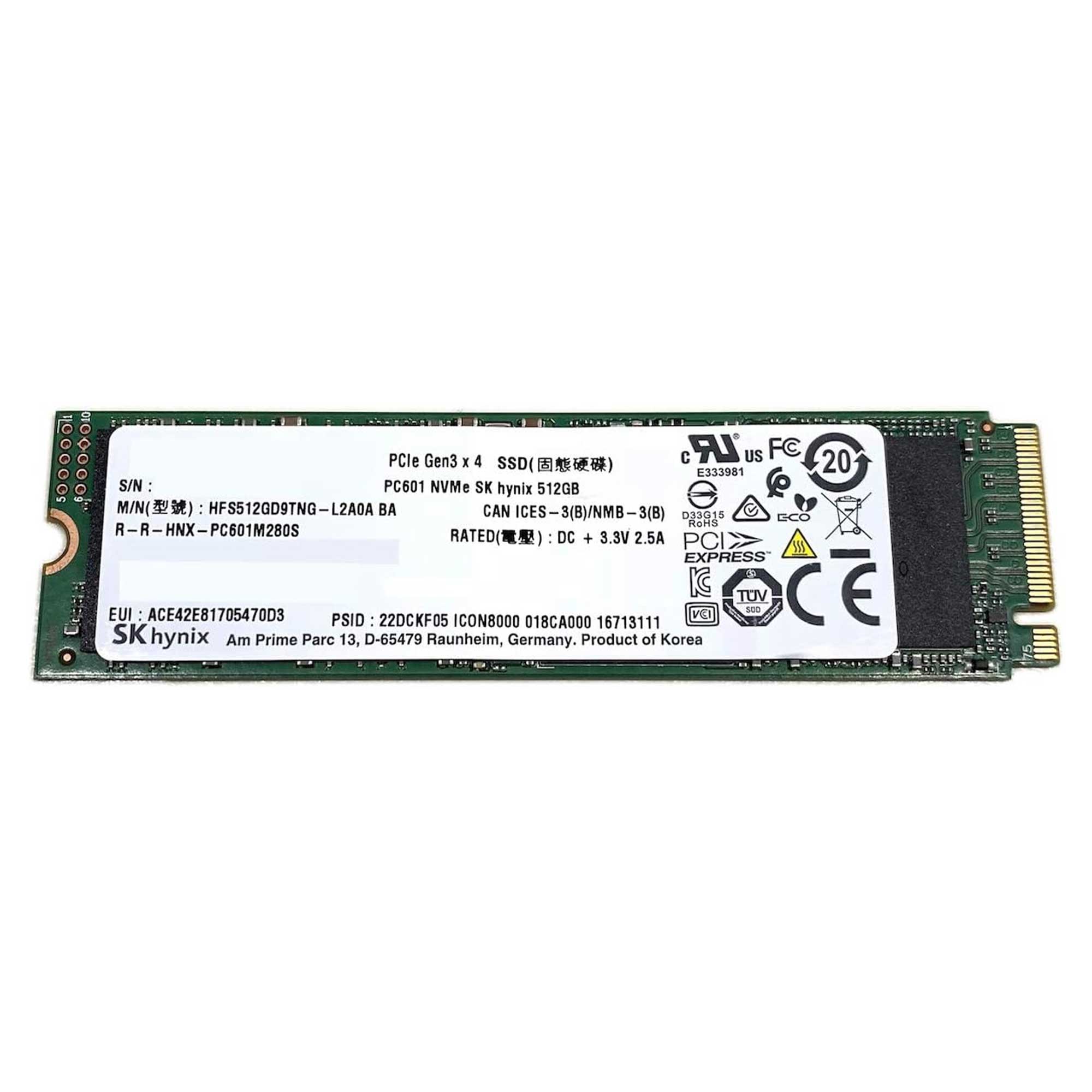 SK Hynix BC901 512 GB M.2 2280 M.2 Nvme SSD Fiyatı ve Özellikleri