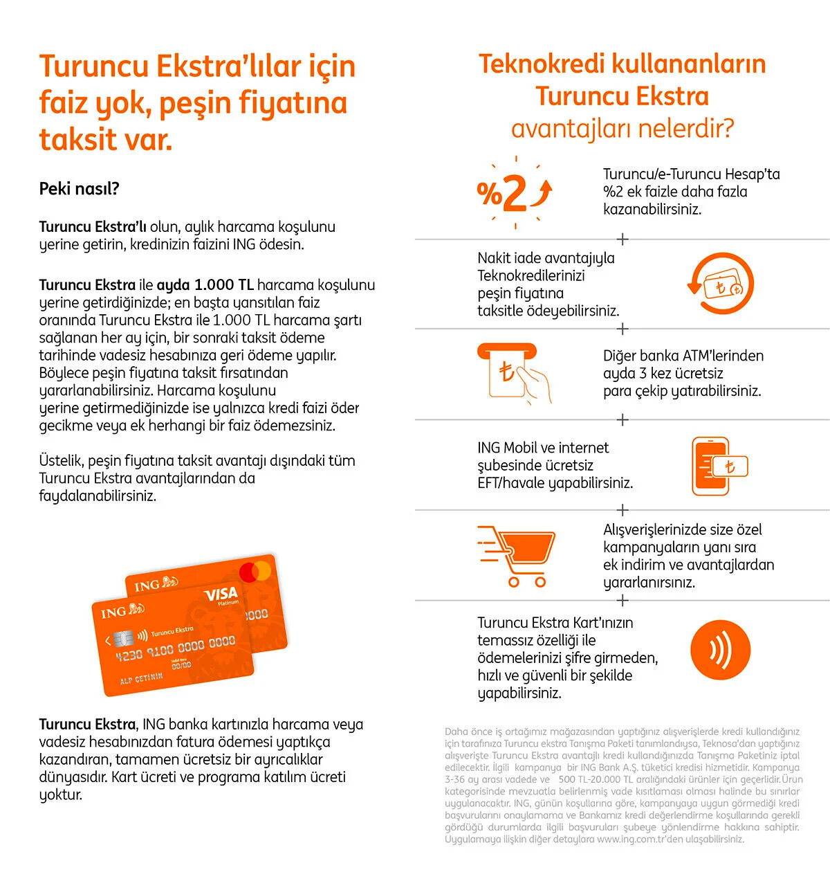 Teknosa Ing Turuncu Ekstra Kart Turuncu Ekstra Nedir Teknosa